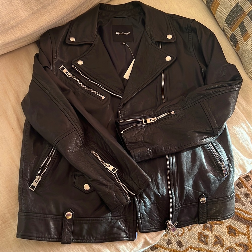 NWT MADEWELL LEATHER JACKET